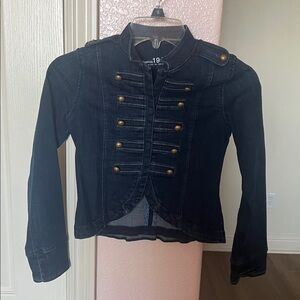 GAP Kids Dark Blue Jacket with Gold Accents